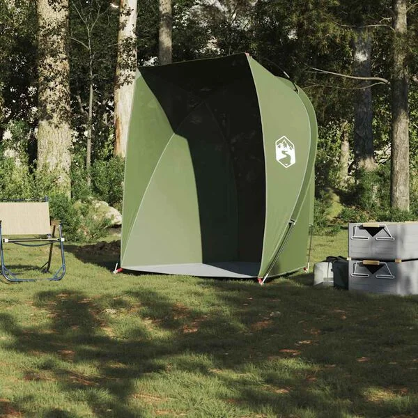 vidaXL Tente de pêche vert olive imperméable