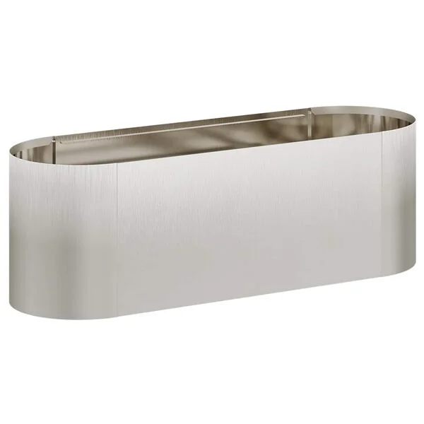 vidaXL Jardin surélevé Acier inoxydable 120 x 40 x 40 cm