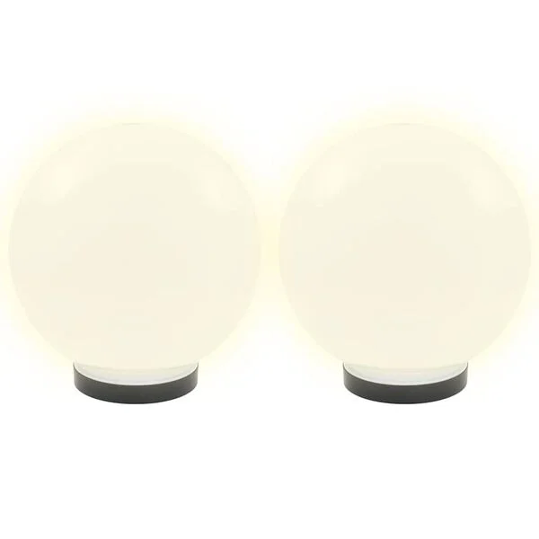 vidaXL Lampes à LED sous forme de boule 4 pcs Sphérique 25 cm PMMA