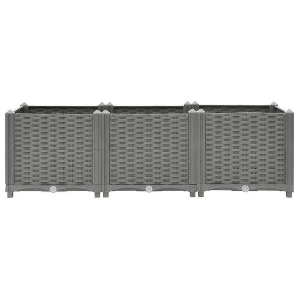 vidaXL Lit surélevé 120x40x38 cm Polypropylène