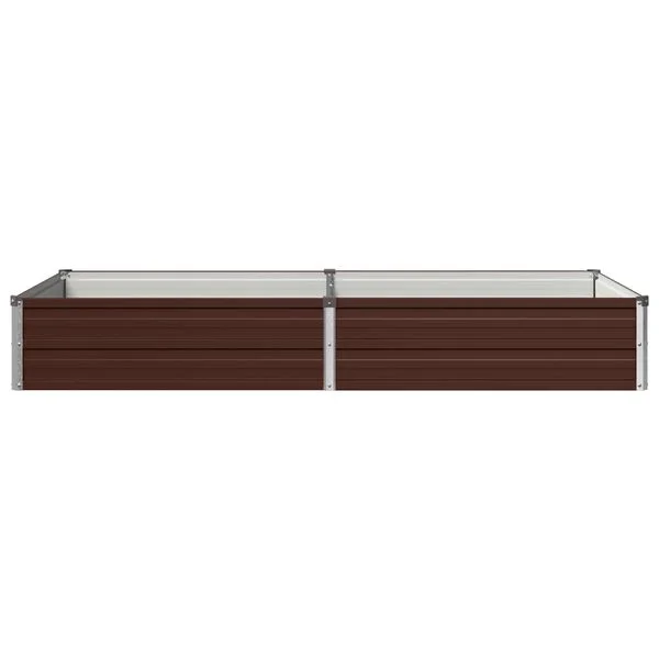 vidaXL Jardin surélevé Marron 160 x 80 x 24 cm acier laminé à froid