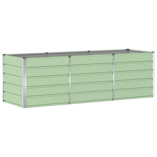 vidaXL Jardinière Vert 240 x 80 x 75 cm Acier