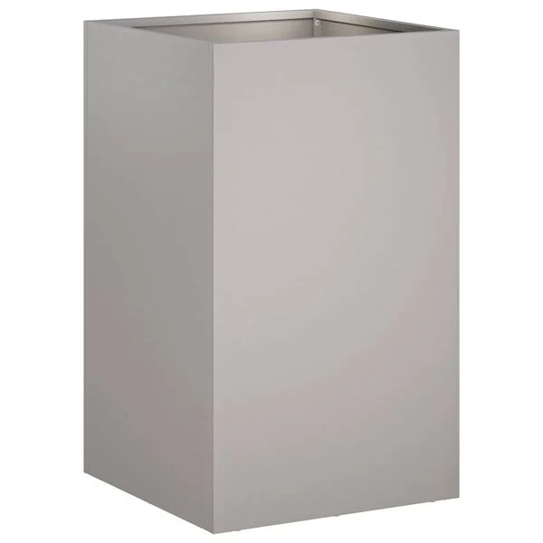 vidaXL Cache-pot de jardin Rouillé 30 x 30 x 40 cm Acier patiné