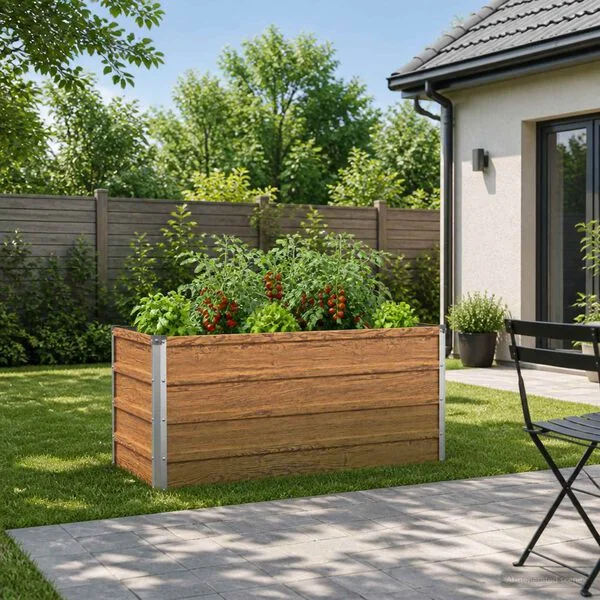 vidaXL Jardin surélevé Chêne Brun 100 x 40 x 55 cm