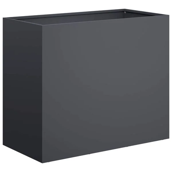 vidaXL Cache-pot de jardin Anthracite 60 x 30 x 40 cm