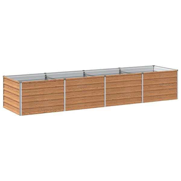 vidaXL Jardin surélevé Chêne Brun 320 x 80 x 55 cm