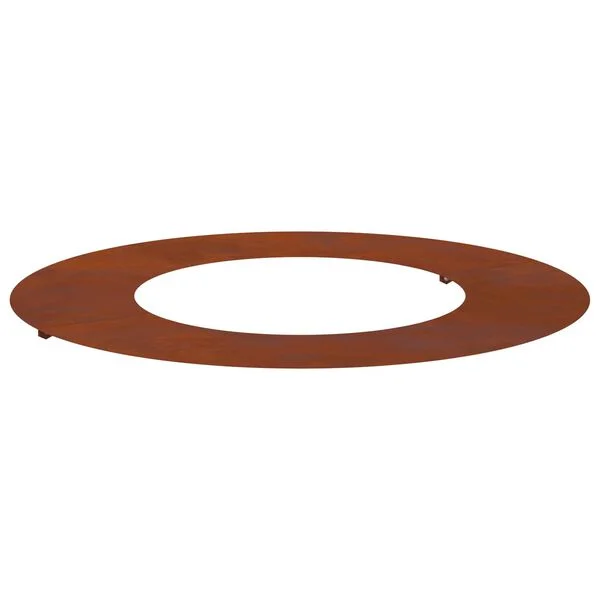 vidaXL adapté pour anneau d'arbre plat Rouillé Ø40/70 cm