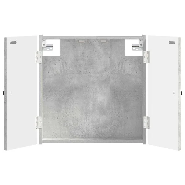 vidaXL Cabinet pour cible BREDA Gris béton 52, 5 x 10, 5 x 53, 5 cm
