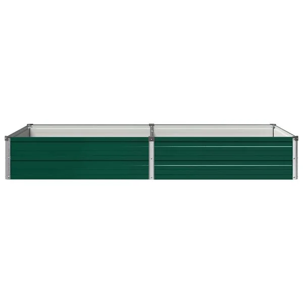 vidaXL Jardin surélevé Vert 160 x 80 x 24 cm acier laminé à froid
