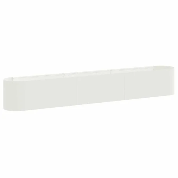 vidaXL Jardin surélevé Blanc 280 x 40 x 40 cm
