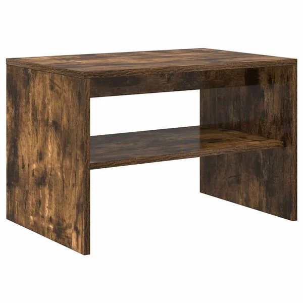vidaXL Meuble TV chêne fumé 60x40x40 cm bois d'ingénierie
