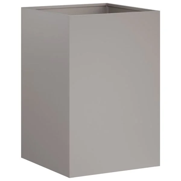 vidaXL Cache-pot de jardin Rouillé 40 x 40 x 60 cm Acier patiné