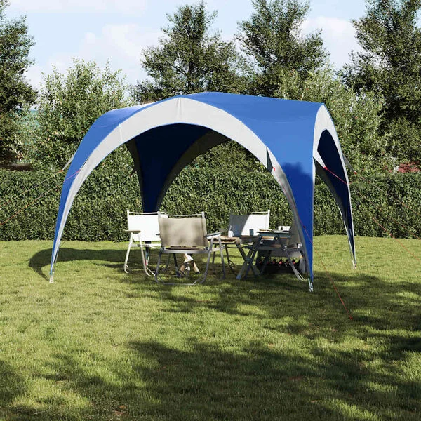 vidaXL Tente de réception bleu imperméable