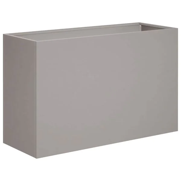vidaXL Cache-pot de jardin 2 pc Rouillé 80 x 40 x 50 cm Acier patiné