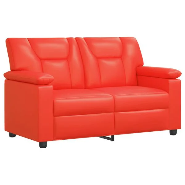 vidaXL Canapé Rouge 151 x 85 x 93 cm Simili cuir