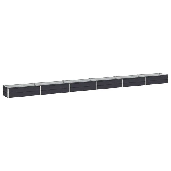 vidaXL Jardin surélevé Anthracite 480 x 40 x 24 cm