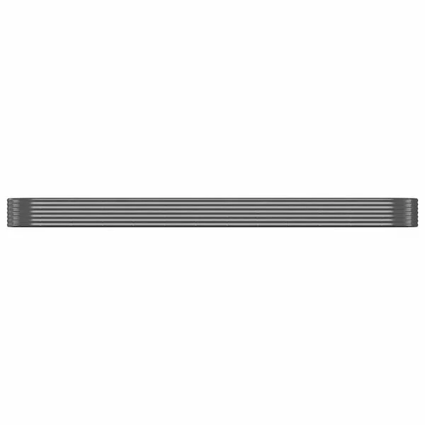 vidaXL Lit surélevé de jardin Acier galvanisé Anthracite