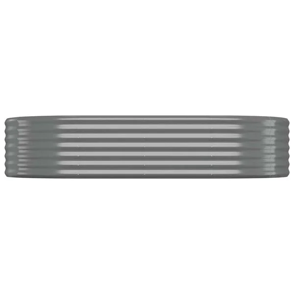 vidaXL Lit surélevé de jardin Acier galvanisé 175x100x36cm gris