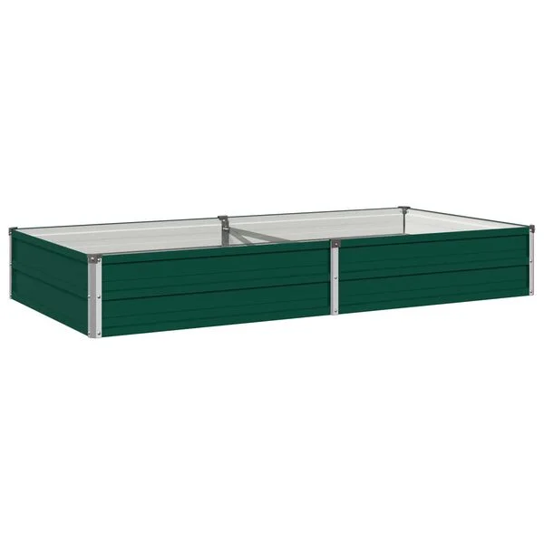 vidaXL Jardin surélevé Vert 160 x 80 x 24 cm acier laminé à froid