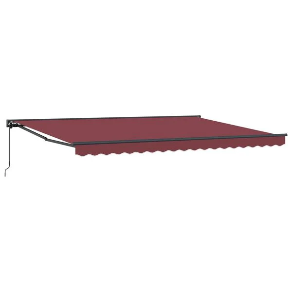vidaXL Cadre d'auvent Bordeaux 450 × 300 cm