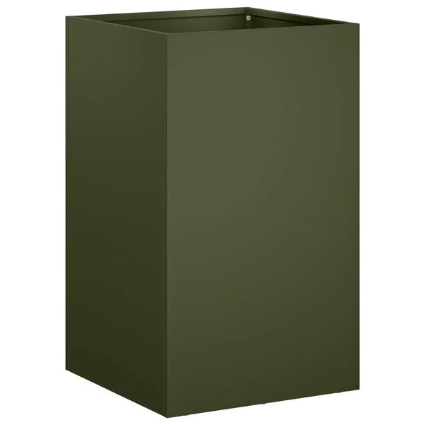 vidaXL Cache-pot de jardin Vert olive 30 x 30 x 40 cm