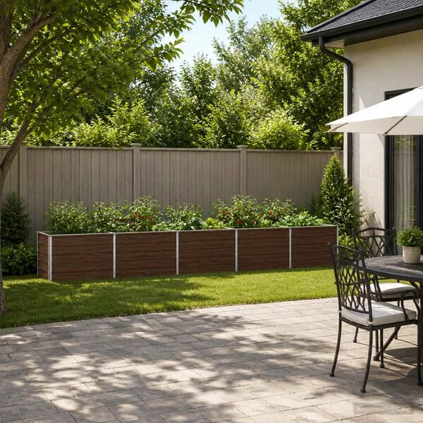 vidaXL Jardin surélevé Noir 400 x 40 x 55 cm acier laminé à froid