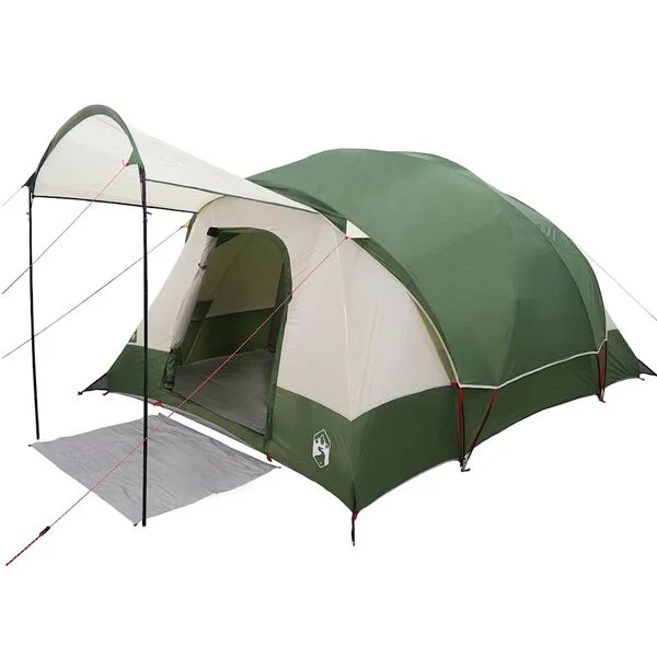 vidaXL Tente familiale tunnel 8 personnes vert imperméable