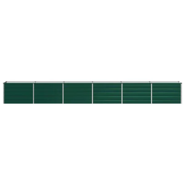 vidaXL Jardin surélevé Vert 480 x 40 x 55 cm acier laminé à froid