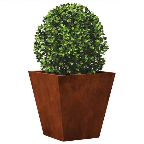 vidaXL Jardinière 30x30x30 cm acier résistant aux intempéries