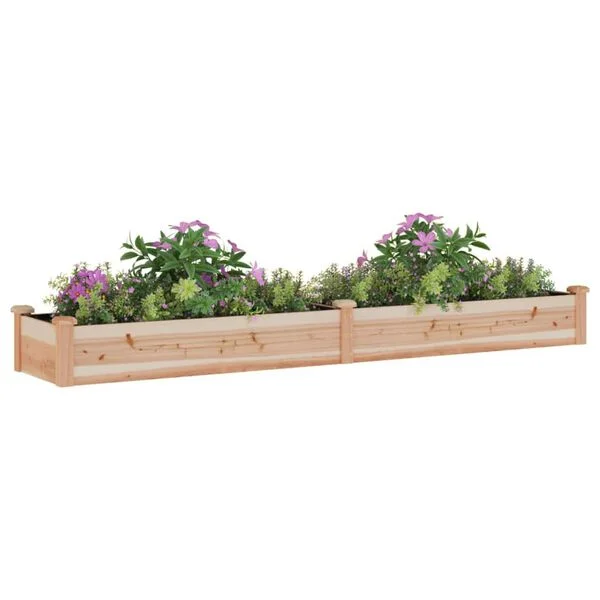vidaXL Lit surélevé de jardin doublure 240x45x25 cm bois massif sapin