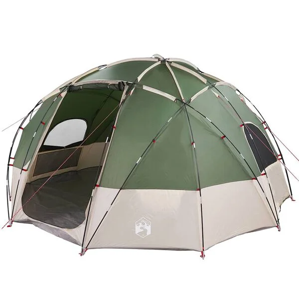 vidaXL Tente Dôme avec toit Vert 475 x 475 x 235 cm taffetas