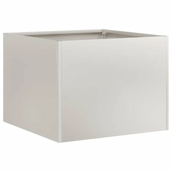vidaXL Jardinière 40x40x30 cm acier inoxydable