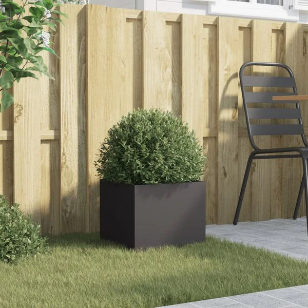 vidaXL Jardinière noir 32x30x29 cm acier