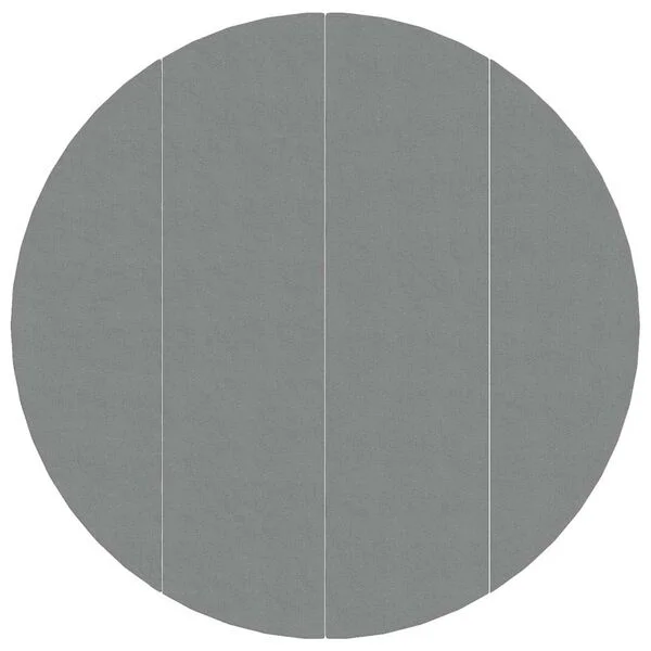 vidaXL Bâche de piscine gris clair Ø500 cm géotextile polyester