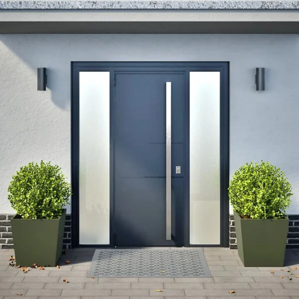 vidaXL Jardinières 2 pcs vert olive 50x50x50 cm acier