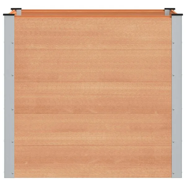 vidaXL Jardinière surélevée Marron 100 x 100 x 91 cm WPC et Aluminium