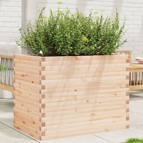 vidaXL Jardinière 90x60x68, 5 cm bois de pin massif