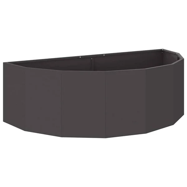 vidaXL Jardinière Noir 120 x 60 x 35 cm Acier