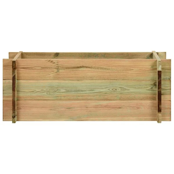 vidaXL Lit de légumes surélevé de jardin Vert 120 x 80 x 32 cm