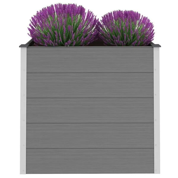 vidaXL Lit surélevé de jardin WPC 100x50x91 cm Gris