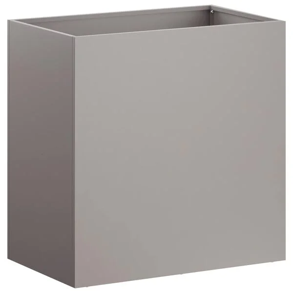 vidaXL Cache-pot de jardin 2 pc Rouillé 50 x 30 x 40 cm Acier patiné