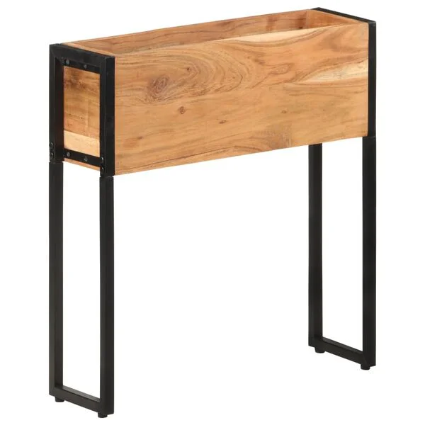 vidaXL Jardinière 60x20x68 cm Bois massif d'acacia
