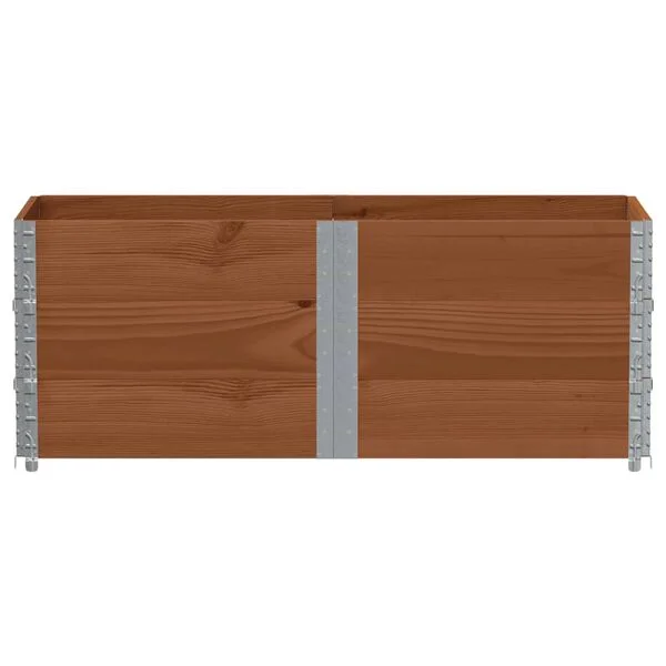 vidaXL Jardinière marron 150x50 cm bois massif de pin