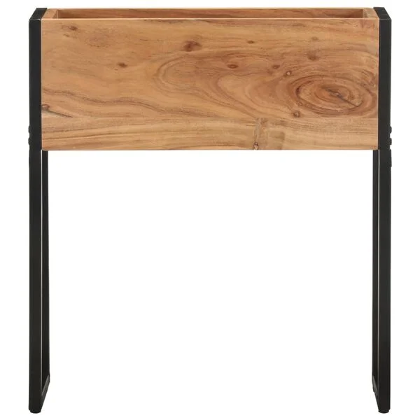 vidaXL Jardinière 60x20x68 cm Bois massif d'acacia