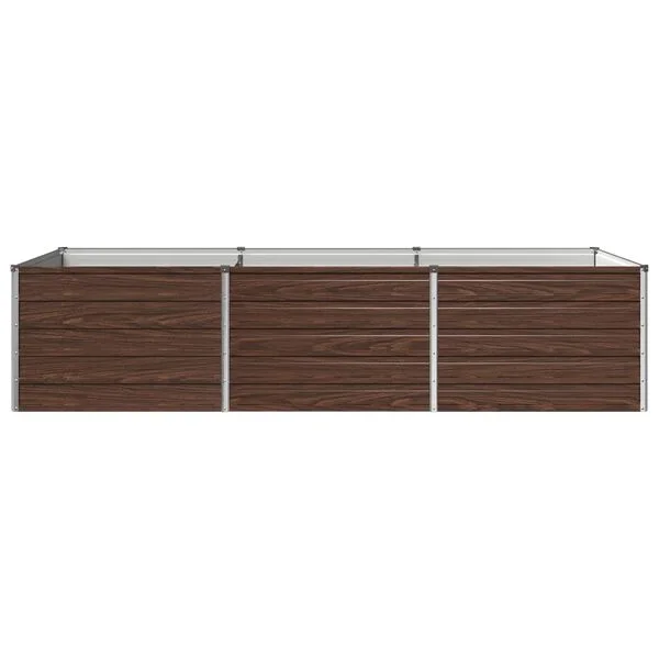 vidaXL Jardin surélevé Noir 240 x 80 x 55 cm acier laminé à froid