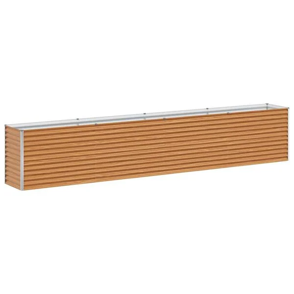 vidaXL Jardinière surélevée Marron Clair 390 x 50 x 68 cm