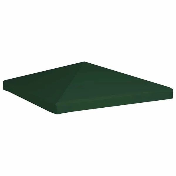 vidaXL Toile supérieure de belvédère 310 g, m² 3 x 3 m Vert