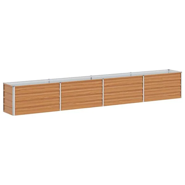 vidaXL Jardinière surélevée Marron Clair 320 x 40 x 45 cm