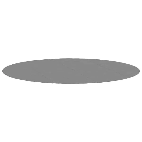 vidaXL Bâche de piscine gris clair Ø500 cm géotextile polyester