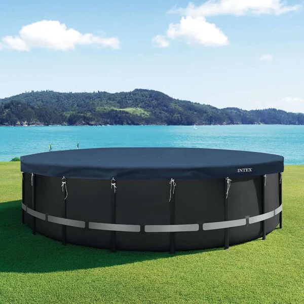 INTEX Couverture de piscine INTEX Ø610 x 20 cm Rond PVC, PET